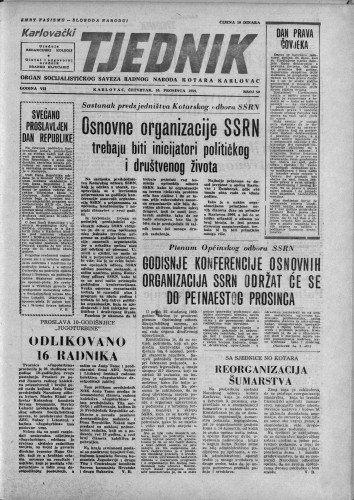 Karlovački tjednik: 1959 • 50