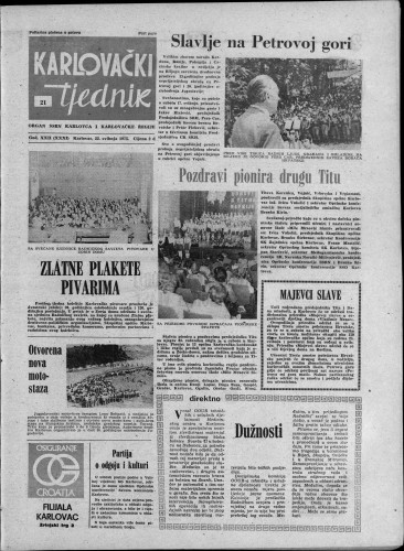 Karlovački tjednik: 1975 • 21