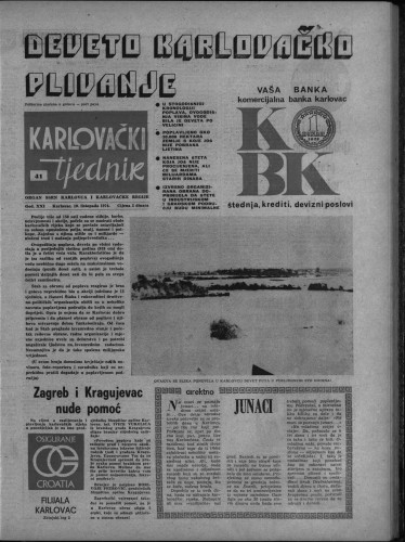 Karlovački tjednik: 1974 • 41
