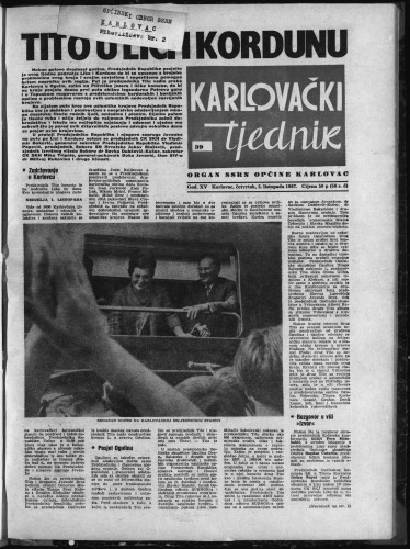 Karlovački tjednik: 1967 • 39