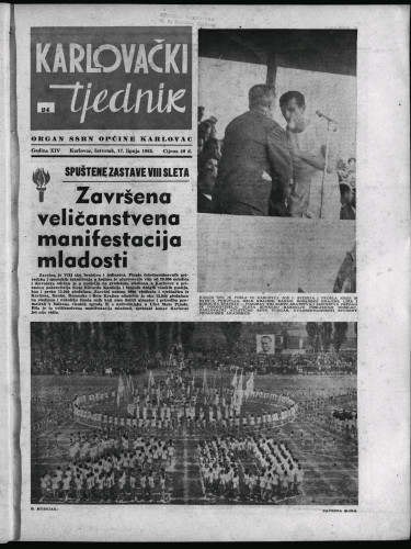 Karlovački tjednik: 1965 • 24