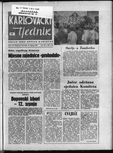 Karlovački tjednik: 1967 • 23