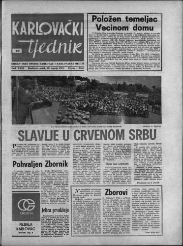 Karlovački tjednik: 1971 • 30