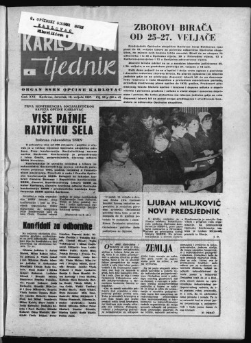 Karlovački tjednik: 1967 • 6
