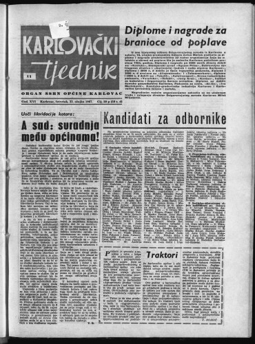 Karlovački tjednik: 1967 • 11