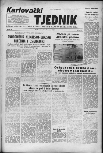 Karlovački tjednik: 1954 • 36