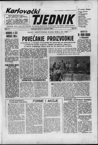 Karlovački tjednik: 1956 • 41