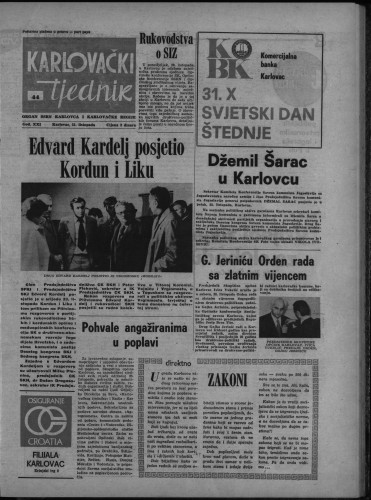 Karlovački tjednik: 1974 • 44
