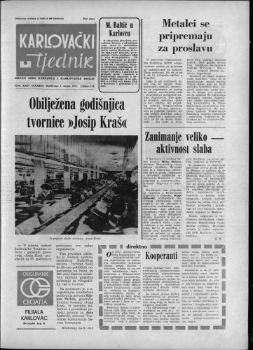Karlovački tjednik: 1977 • 35