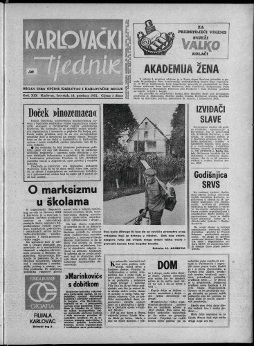 Karlovački tjednik: 1972 • 50