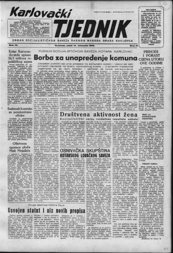Karlovački tjednik: 1955 • 41