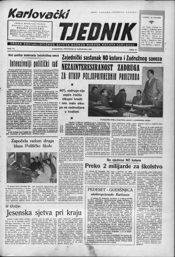 Karlovački tjednik: 1958 • 44