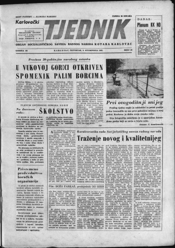 Karlovački tjednik: 1961 • 44