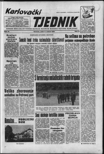 Karlovački tjednik: 1956 • 19