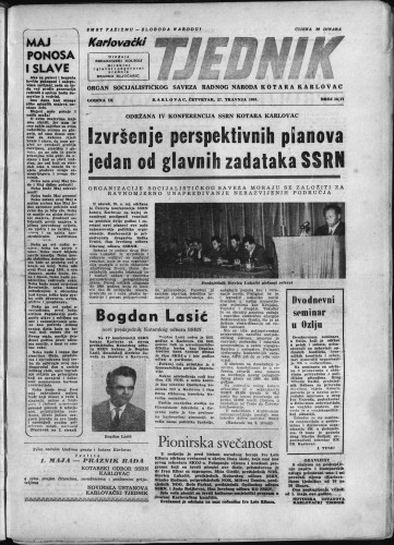 Karlovački tjednik: 1961 • 16
