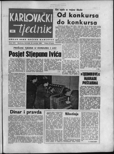 Karlovački tjednik: 1968 • 15