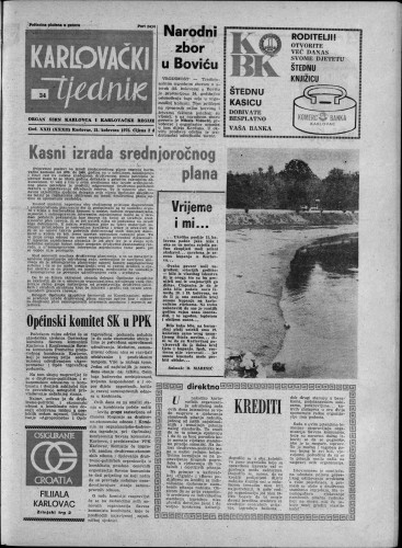 Karlovački tjednik: 1975 • 34