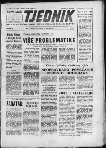 Karlovački tjednik: 1961 • 27