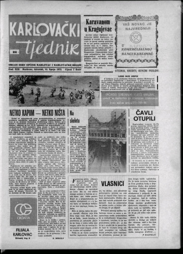 Karlovački tjednik: 1972 • 24