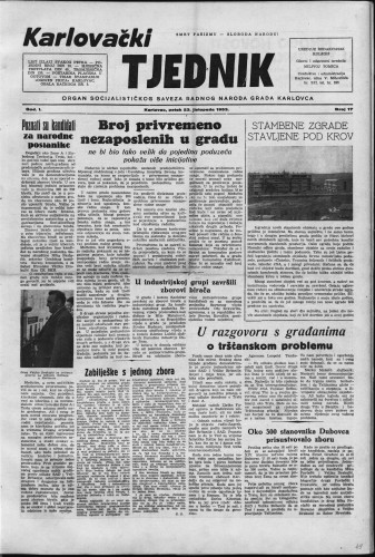 Karlovački tjednik: 1953 • 17