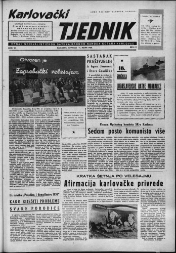 Karlovački tjednik: 1958 • 37