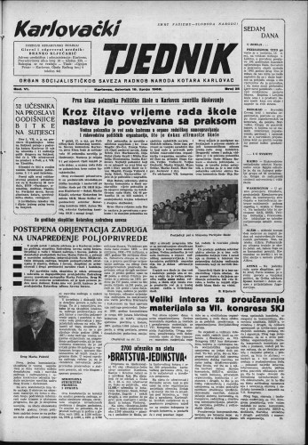 Karlovački tjednik: 1958 • 25
