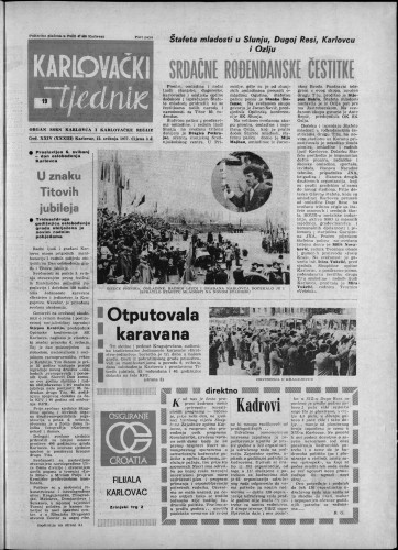 Karlovački tjednik: 1977 • 19