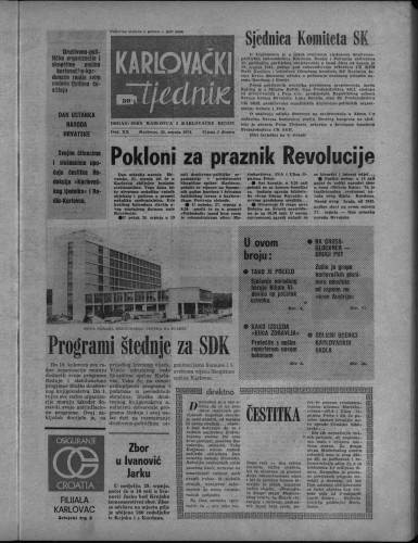 Karlovački tjednik: 1974 • 30