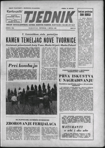 Karlovački tjednik: 1960 • 26