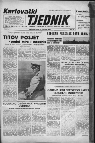 Karlovački tjednik: 1954 • 51