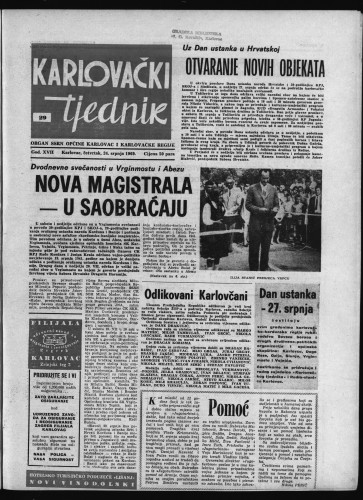 Karlovački tjednik: 1969 • 29