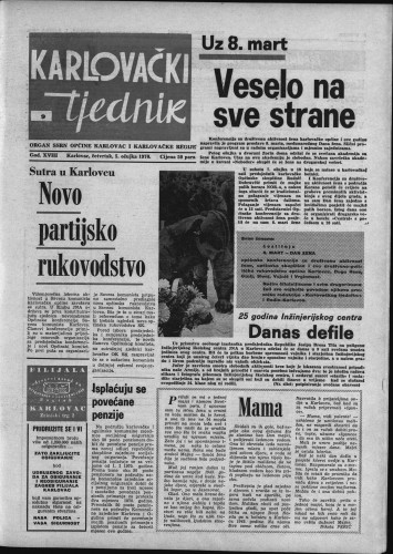Karlovački tjednik: 1970 • 9