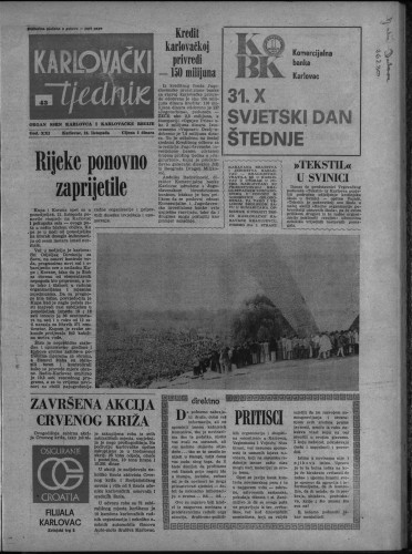 Karlovački tjednik: 1974 • 43