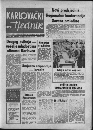 Karlovački tjednik: 1970 • 15