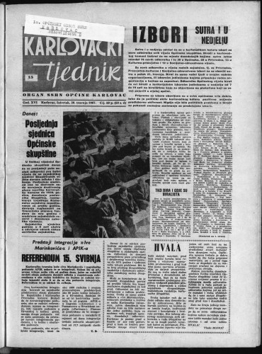 Karlovački tjednik: 1967 • 15