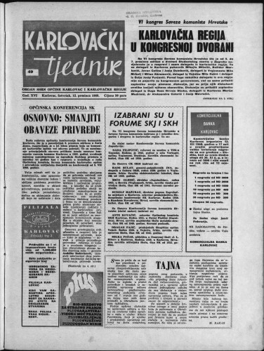 Karlovački tjednik: 1968 • 49