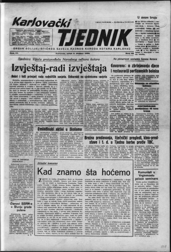 Karlovački tjednik: 1956 • 45