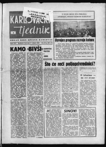 Karlovački tjednik: 1967 • 4