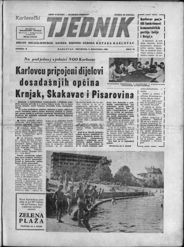 Karlovački tjednik: 1962 • 30
