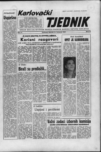 Karlovački tjednik: 1957 • 41
