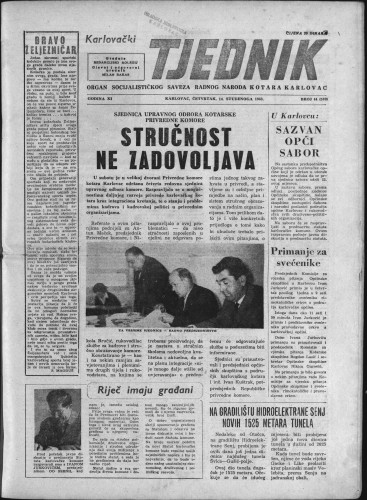 Karlovački tjednik: 1963 • 44