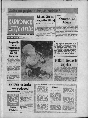 Karlovački tjednik: 1973 • 29