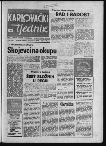 Karlovački tjednik: 1969 • 50
