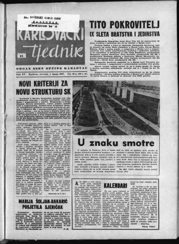 Karlovački tjednik: 1967 • 21
