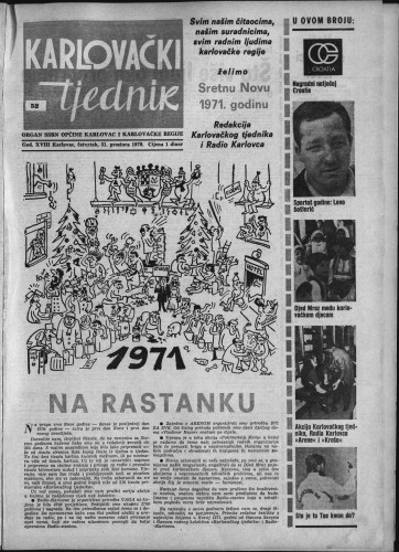 Karlovački tjednik: 1970 • 52