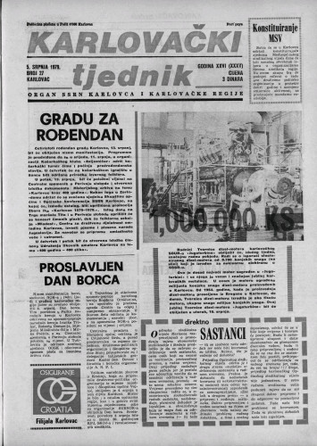 Karlovački tjednik: 1979 • 27