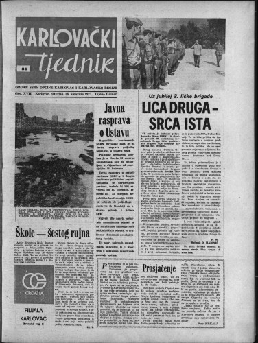 Karlovački tjednik: 1971 • 34