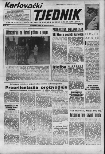 Karlovački tjednik: 1955 • 49