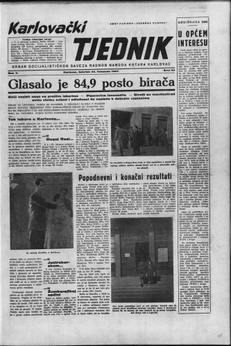 Karlovački tjednik: 1957 • 43