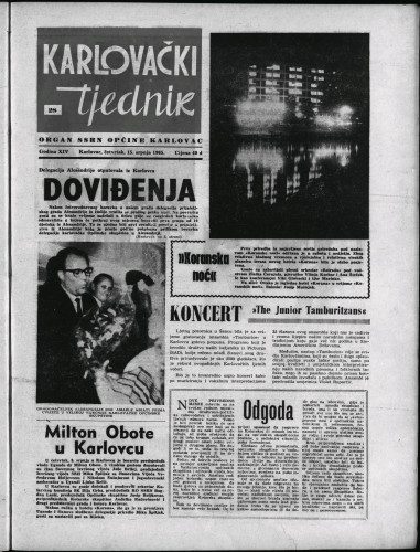 Karlovački tjednik: 1965 • 28